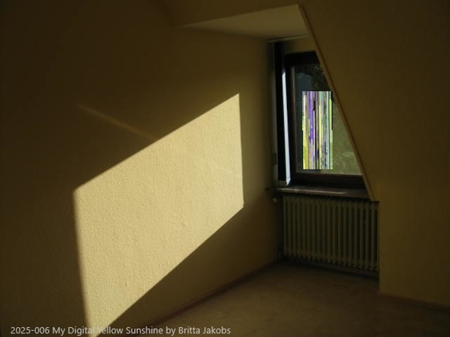 2025-006 My Digital Yellow Sunshine. Mein digital gelber Sonnenschein